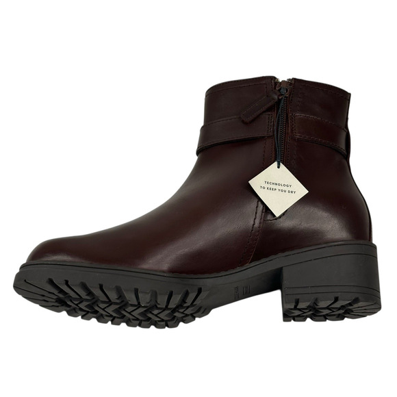 Cole Haan Catherine Waterproof Bootie Dark Brown Leather Womens Size 7B New $290 - Picture 5 of 13